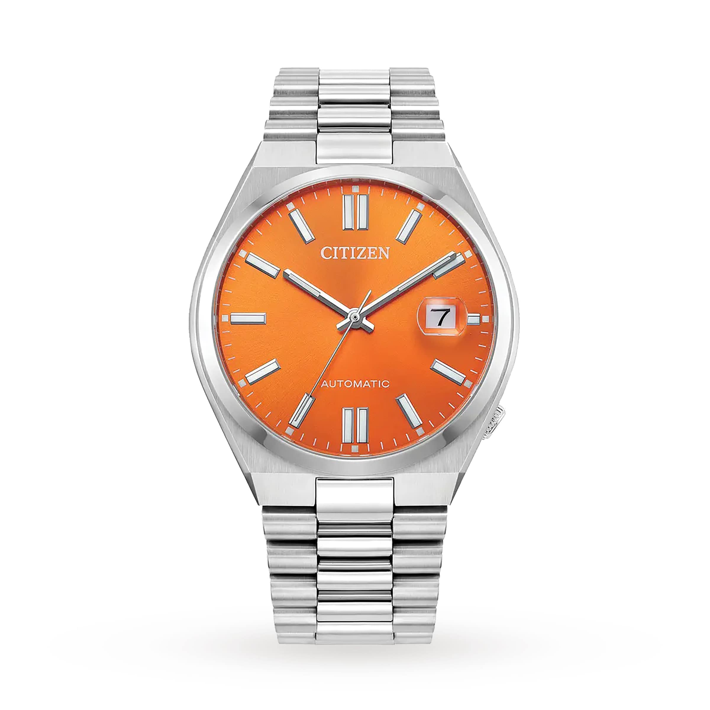 Tsuyosa Automatic 40mm Mens Watch Orange