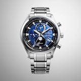 Citizen Tsuki-Yomi' Radio-Controlled Moonphase Eco-Drive 43mm Mens Watch Blue