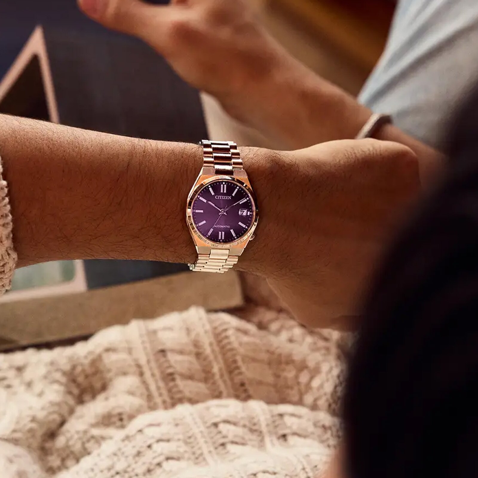 Citizen Tsuyosa Automatic 37mm Ladies Watch Purple NJ0200-50W