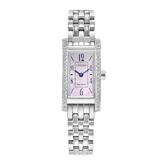 Citizen Petite Palidoro 28mm x 14mm Ladies Watch Mother Of Pearl Stainless Steel