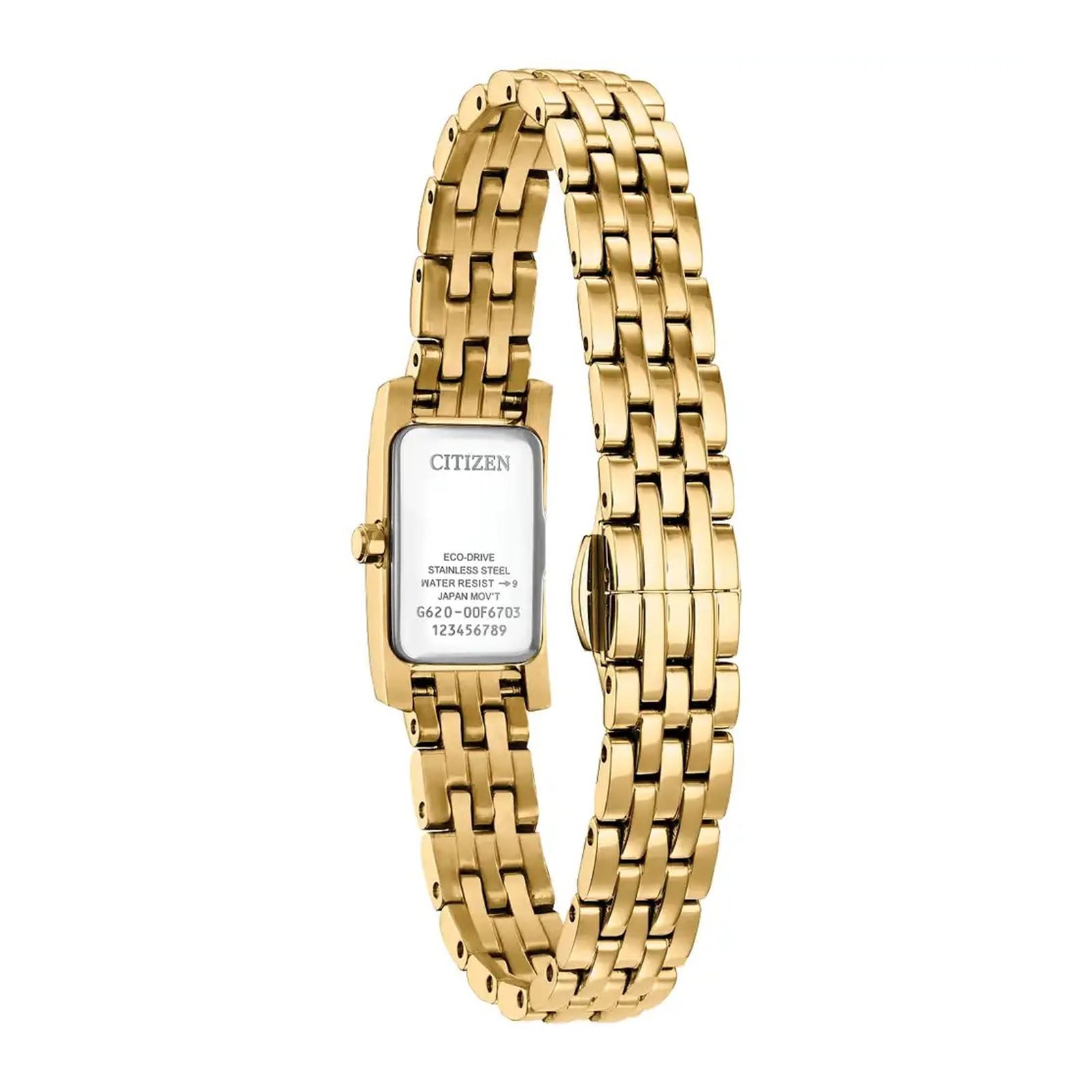 Citizen Petite Palidoro 28mm x 14mm Ladies Watch Mother Of Pearl Stainless Steel & Yellow Gold PVD