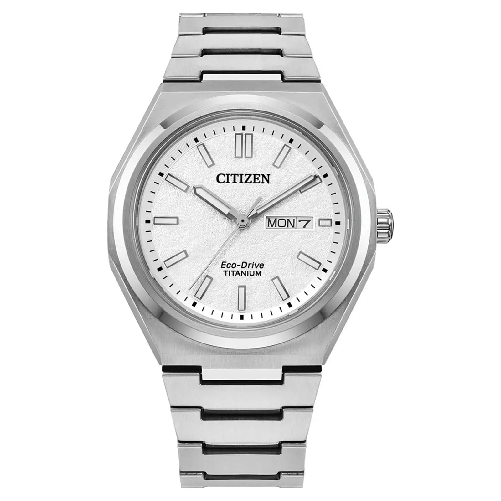 whiteさま Citizen Zenshin 3 Hand 39mm Mens Watch White AW0130-85A | Betteridge