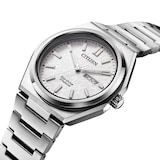Citizen Zenshin 3 Hand 39mm Mens Watch White