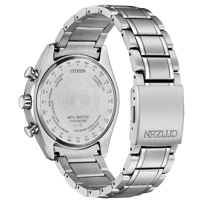 Citizen Tsuki-Yomi' Radio-Controlled Moonphase 43mm Mens Watch Green