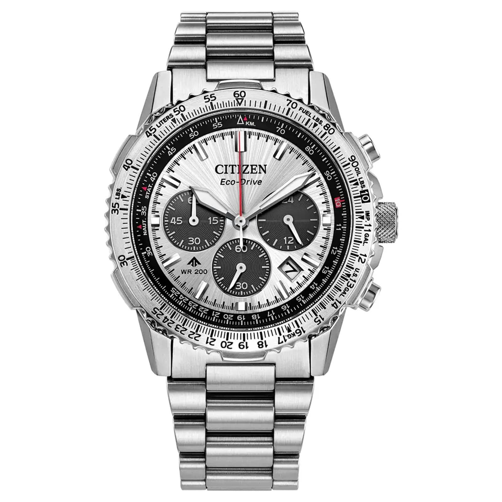 Citizen Promaster Air Navihawk 40mm Mens Watch Silver CA4660-61A