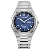 Citizen Zenshin Super Titanium 3 Hand 39mm Unisex Watch Blue