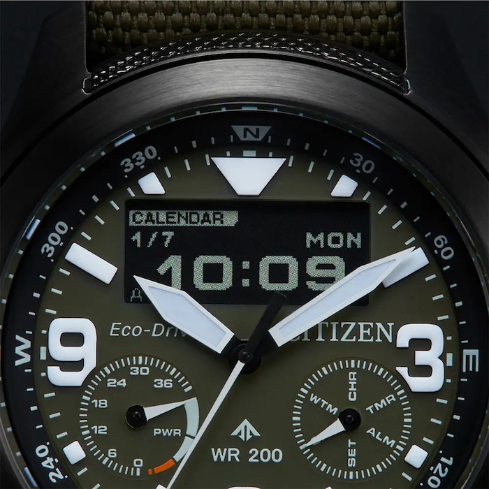 Citizen Promaster Land 44mm Mens Watch Green