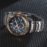 Citizen Perpetual Chrono Atomic Timekeeping 43mm Mens Watch Blue