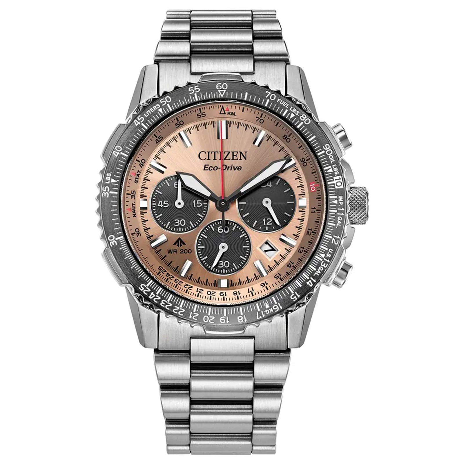 Citizen Promaster Air Navihawk 40mm Mens Watch Salmon