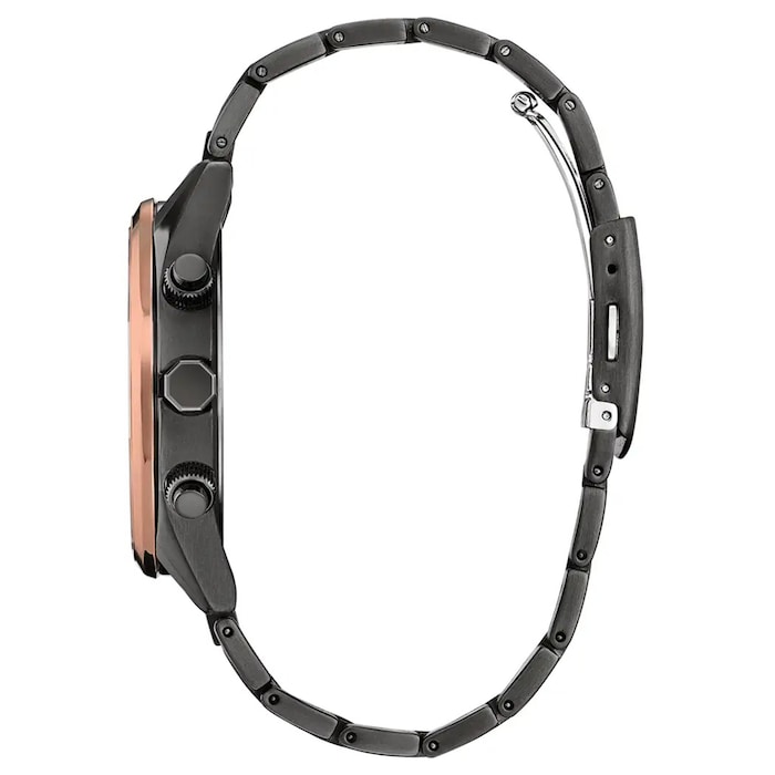 Citizen World Chronograph Atomic Timekeeping 43mm Mens Watch Brown