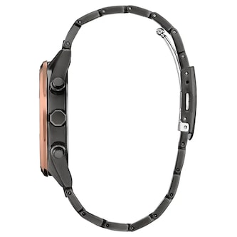 Citizen World Chronograph Atomic Timekeeping 43mm Mens Watch Brown