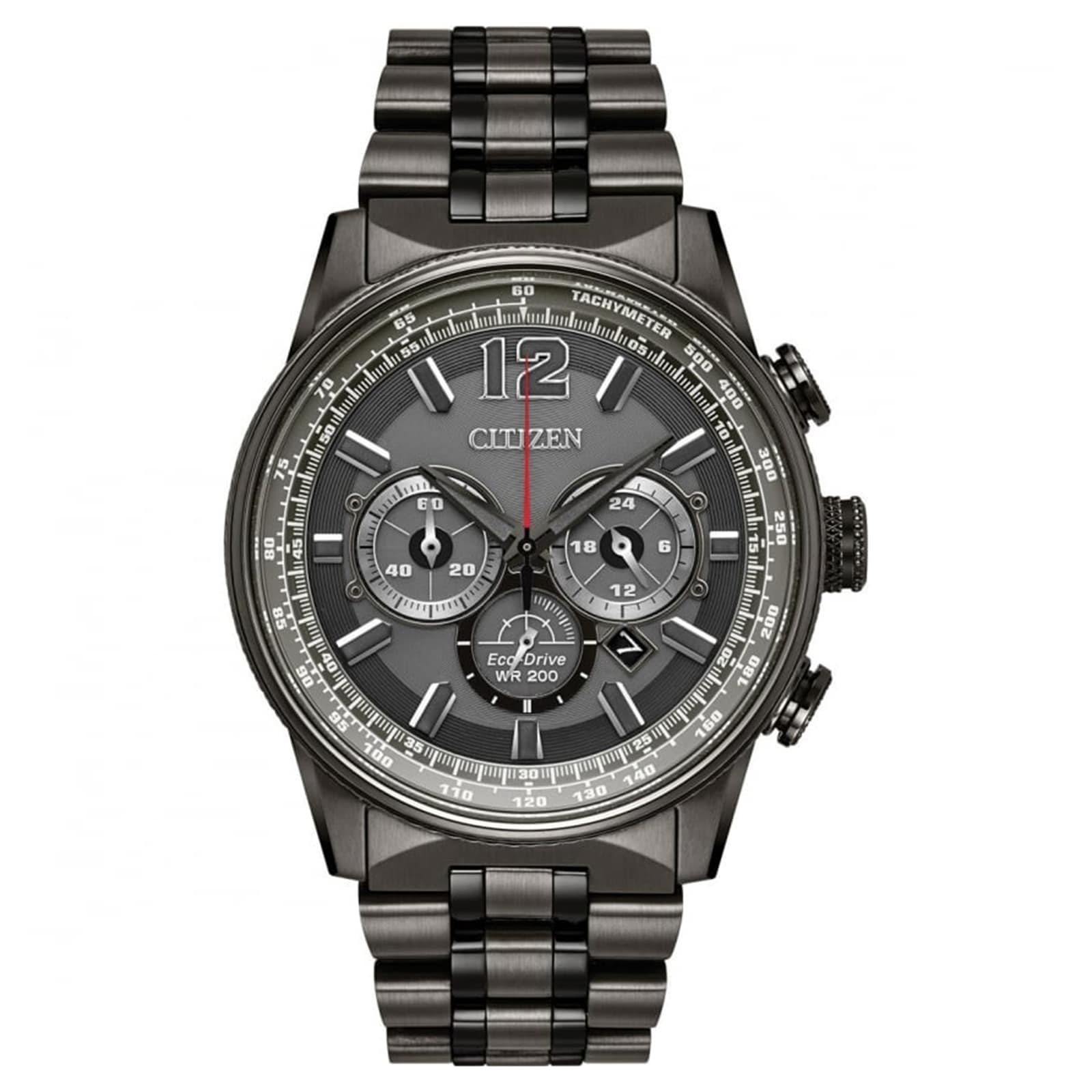 Citizen Nighthawk Chronograph 43mm Mens Watch grey