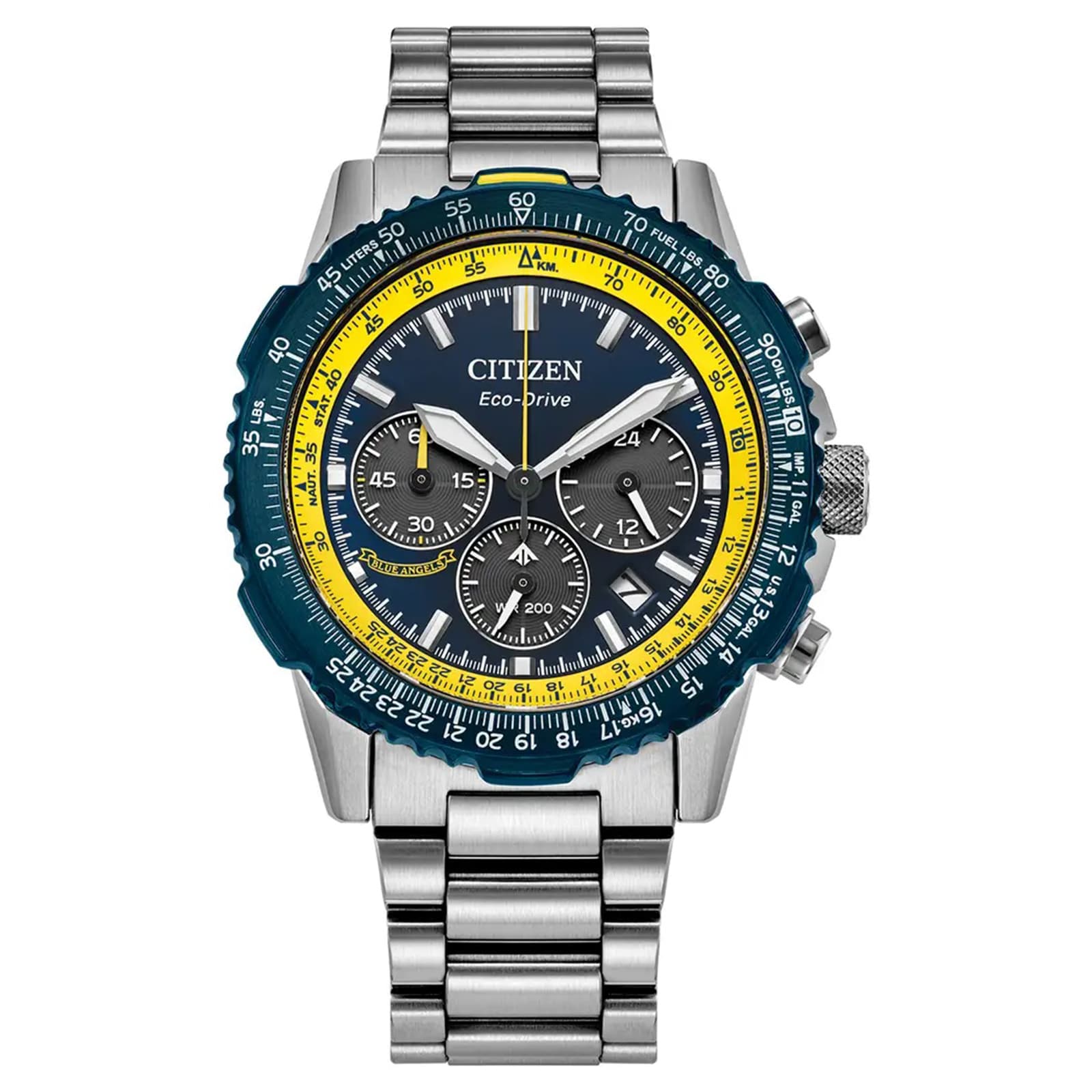 Citizen 　ブルーインパルス　ナビホーク CITIZEN NAVIHawk Citizen Blue Angels Promaster Air Navihawk 40mm Mens Watch Blue