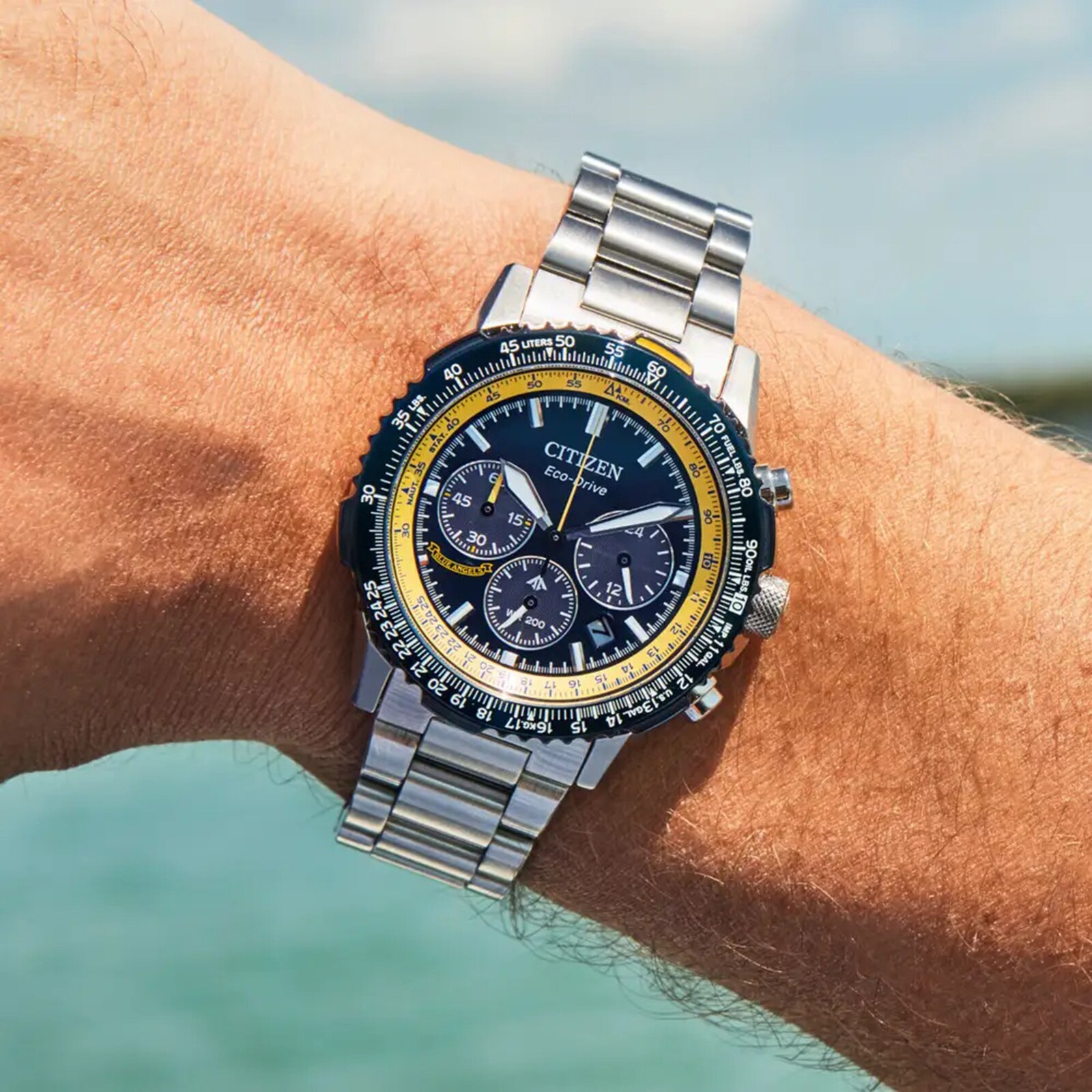 Citizen Blue Angels Promaster Air Navihawk 40mm Mens Watch Blue