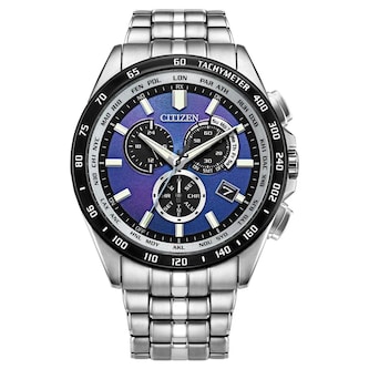 Citizen Perpetual Chrono UNITE with BLUE 43mm Mens Watch Blue