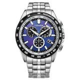 Citizen Perpetual Chrono UNITE with BLUE 43mm Mens Watch Blue