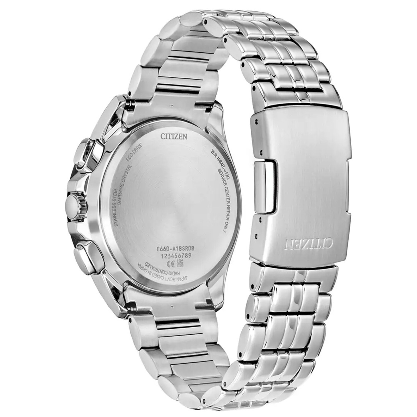 Citizen Perpetual Chrono UNITE with BLUE 43mm Mens Watch Blue