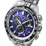 Citizen Perpetual Chrono UNITE with BLUE 43mm Mens Watch Blue
