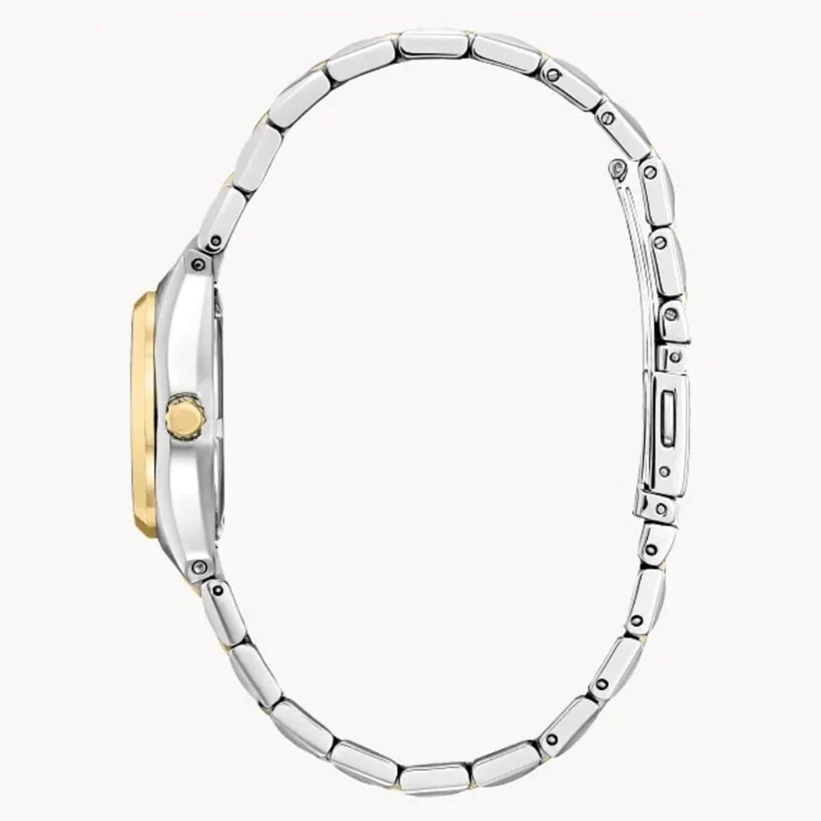 Citizen Eco-Drive 3 Hands 27mm Ladies Watch White