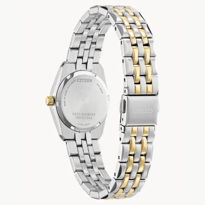Citizen Eco-Drive 3 Hands 27mm Ladies Watch White