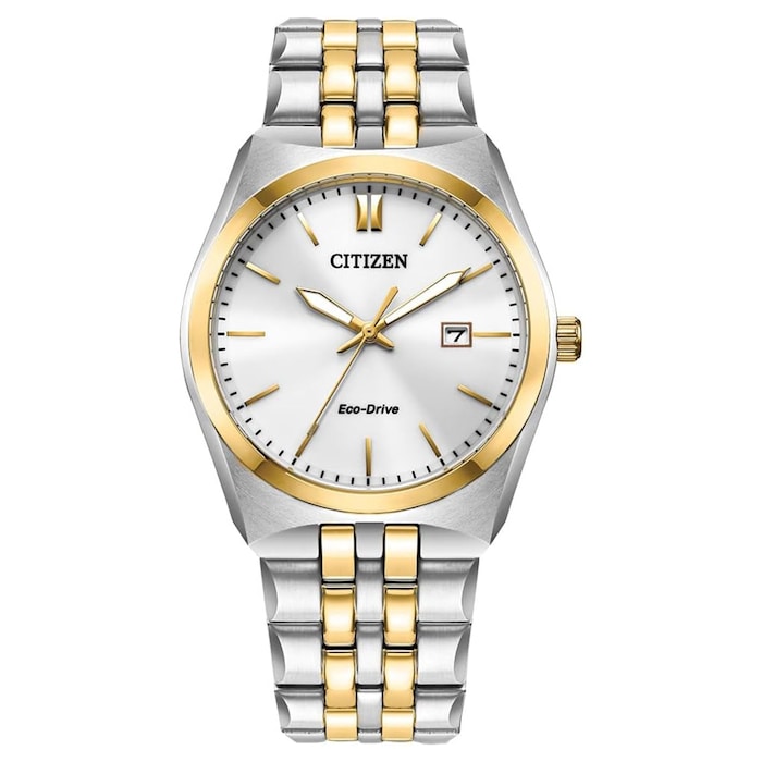 Citizen Corso Eco-Drive 3 Hands 38mm Mens Watch White