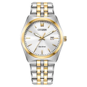 Citizen Corso Eco-Drive 3 Hands 38mm Mens Watch White
