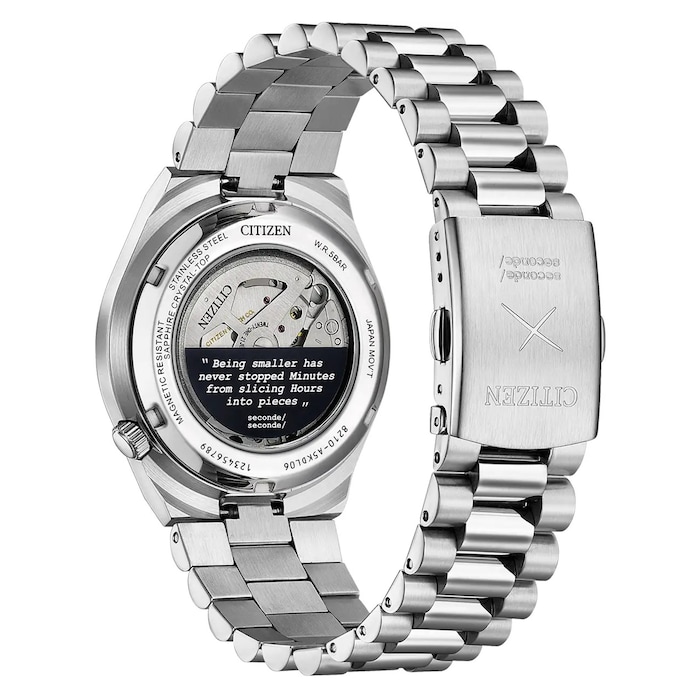 Citizen Tsuyosa X Seconde Seconde Limited Edition 40mm Mens Watch Blue