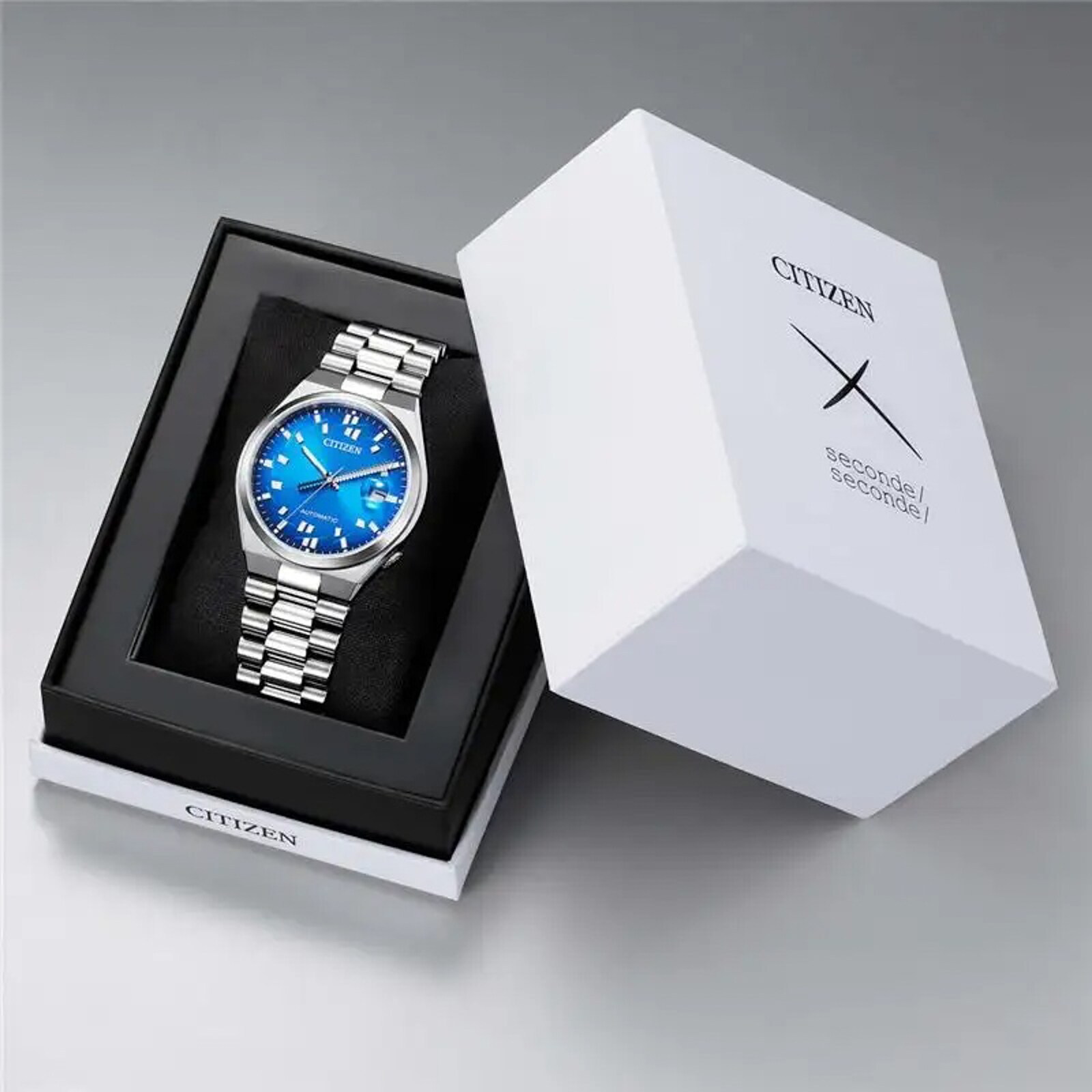 Citizen Tsuyosa X Seconde Seconde Limited Edition 40mm Mens Watch Blue