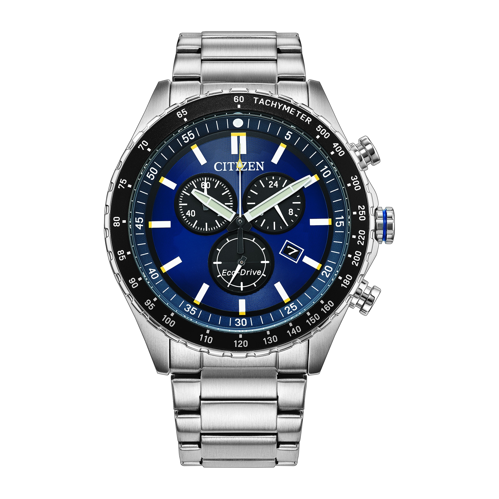 Eco-Drive 43mm Mens Watch Blue