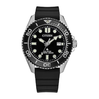 Citizen Promaster Diver Eco-Drive 41mm Mens Watch Black Dial