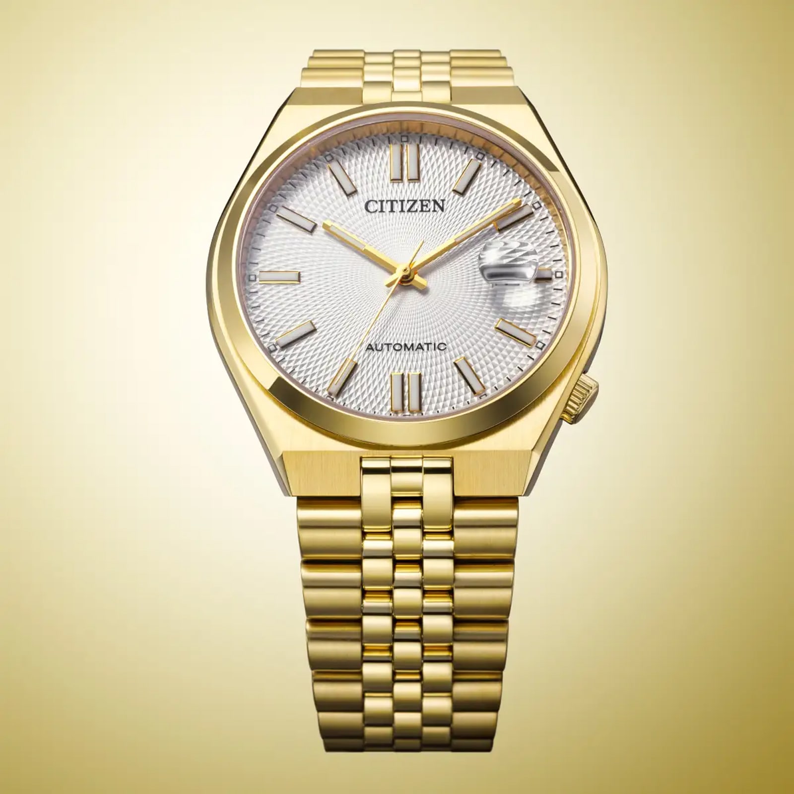 Citizen Tsuyosa 60 40mm Mens Watch White Dial
