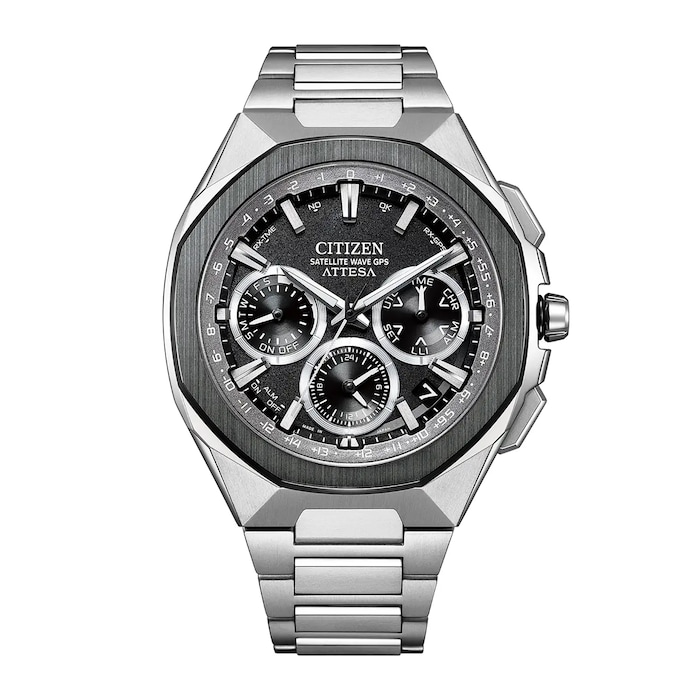 Citizen Attesa Satellite Wave GPS 44.6mm Mens Watch