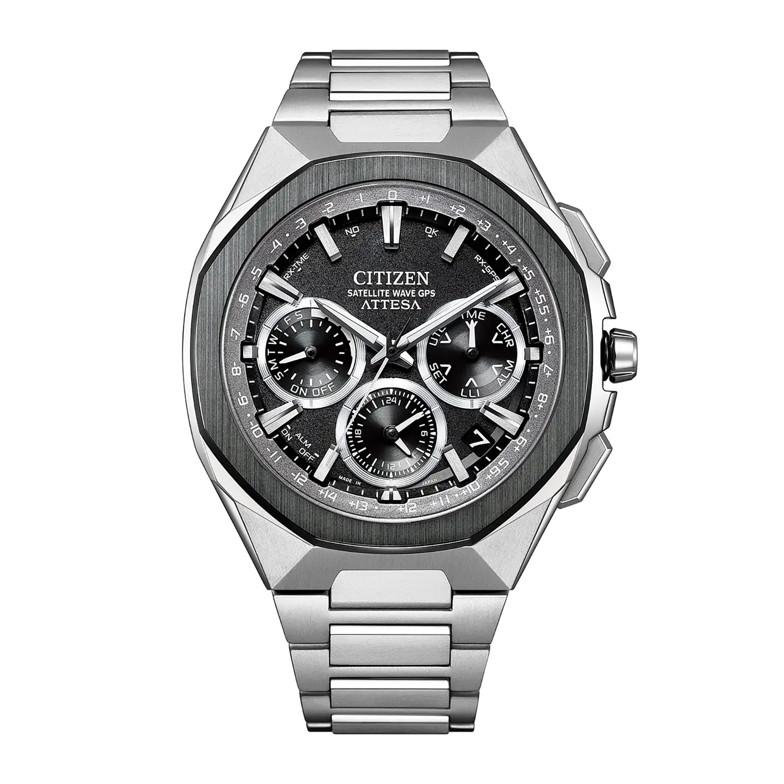 Citizen Attesa Satellite Wave GPS 44.6mm Mens Watch