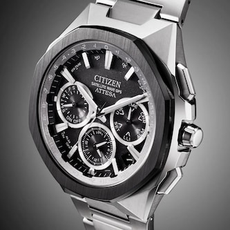 Citizen Attesa Satellite Wave GPS 44.6mm Mens Watch