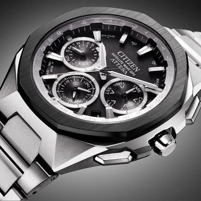 Citizen Attesa Satellite Wave GPS 44.6mm Mens Watch