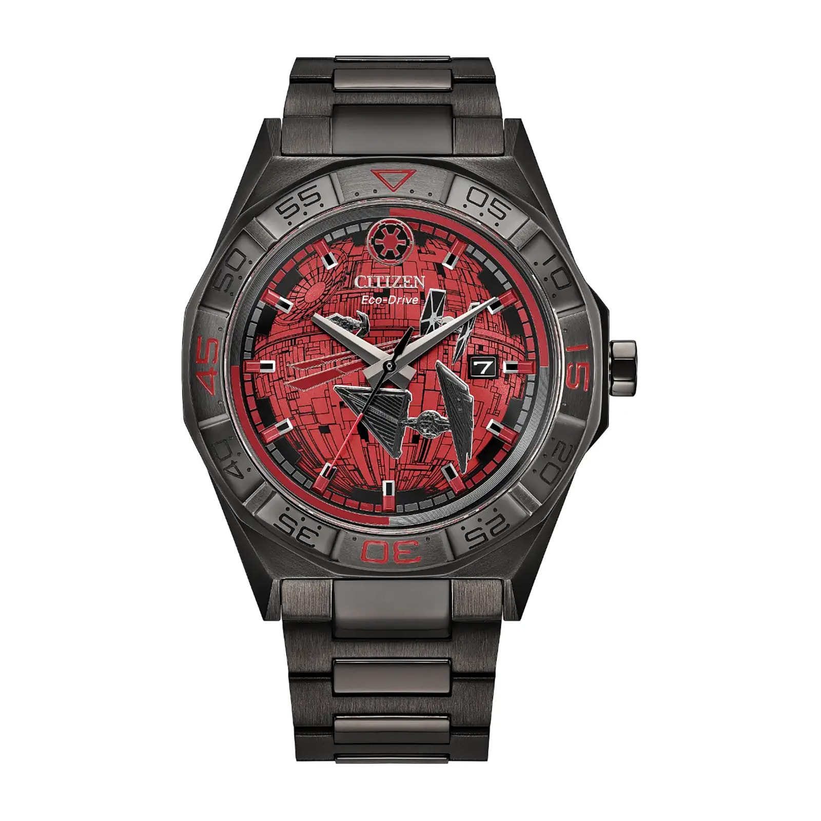 Citizen Star Wars Imperial Battle Inspired 42mm Mens Watch Red Dial Citizen Star Wars Imperial Battle Inspired 42mm Mens Watch Red Dial