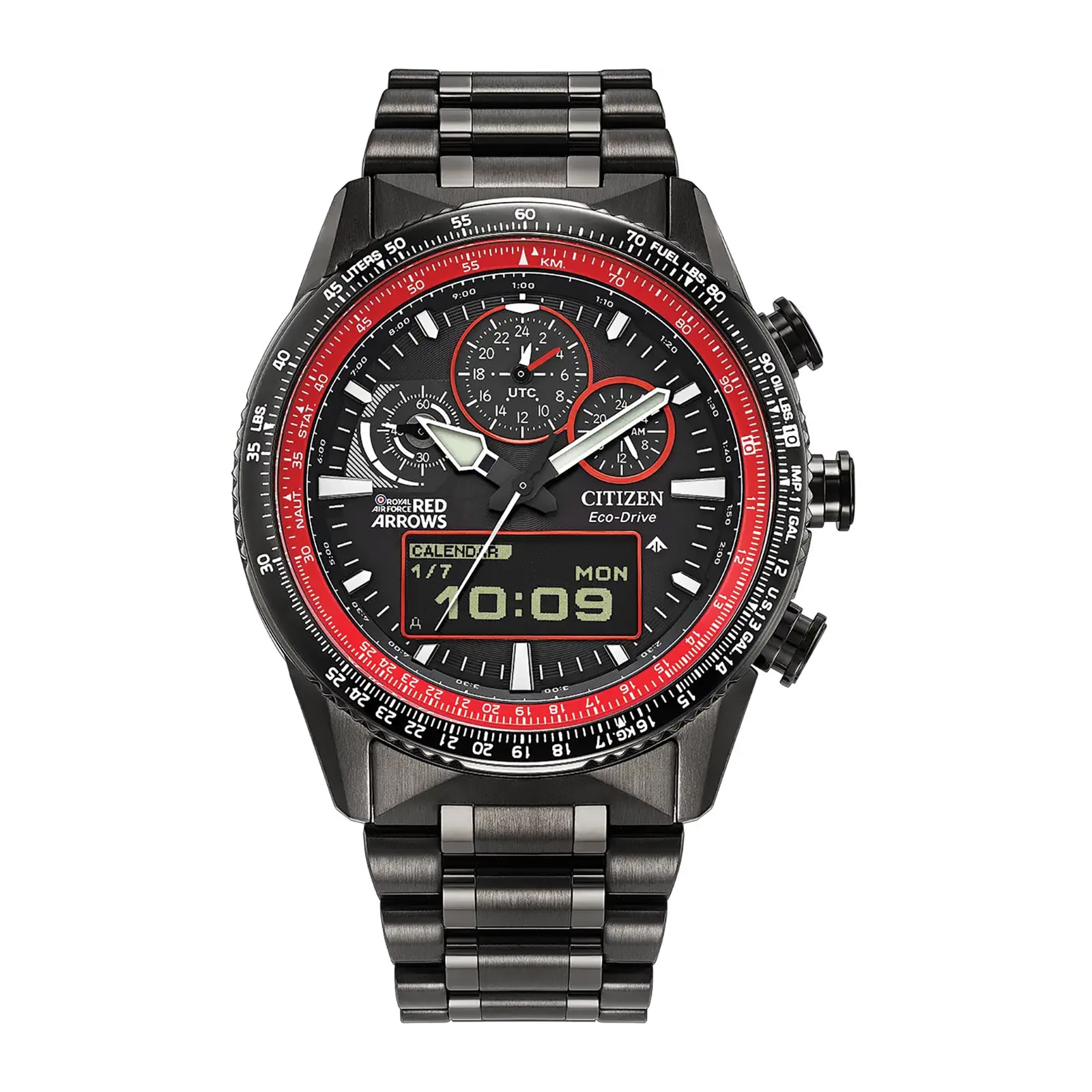 Citizen Red Arrows Promaster Skyhawk Perpetual Calendar Limited Edition 43mm Mens Watch Black Dial Citizen Red Arrows Promaster Skyhawk Perpetual Calendar Limited Edition 43mm Mens Watch Black Dial