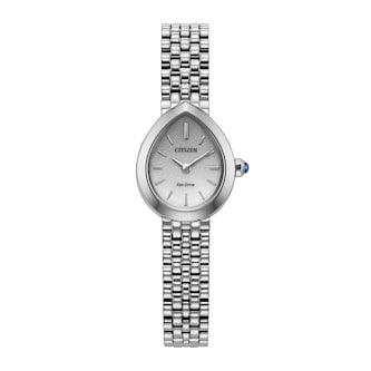 Citizen Rainell Eco-Drive 20mm Ladies Watch Silver Dial Citizen Rainell Eco-Drive 20mm Ladies Watch Silver Dial