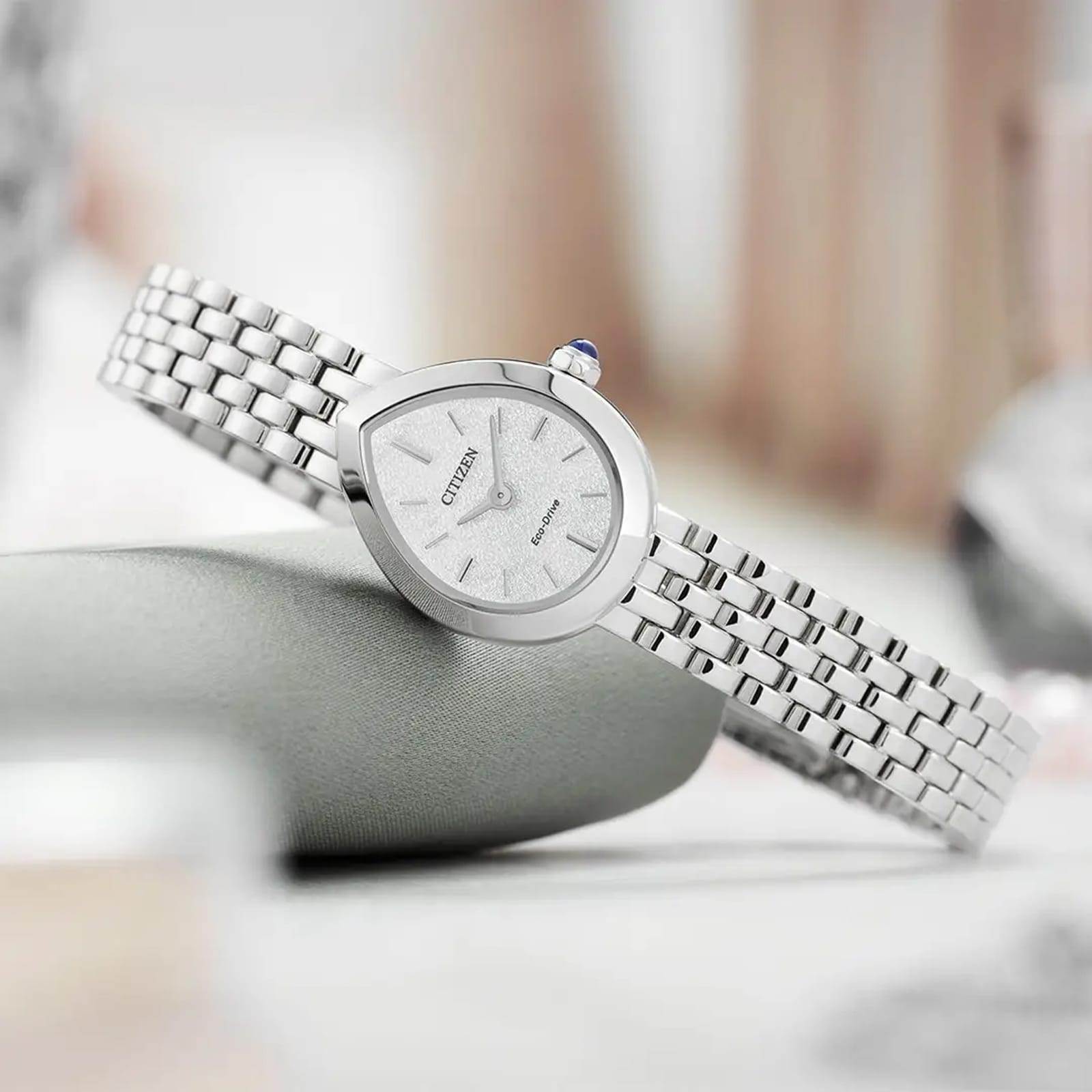 Citizen Rainell Eco-Drive 20mm Ladies Watch Silver Dial Citizen Rainell Eco-Drive 20mm Ladies Watch Silver Dial