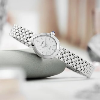 Citizen Rainell Eco-Drive 20mm Ladies Watch Silver Dial Citizen Rainell Eco-Drive 20mm Ladies Watch Silver Dial