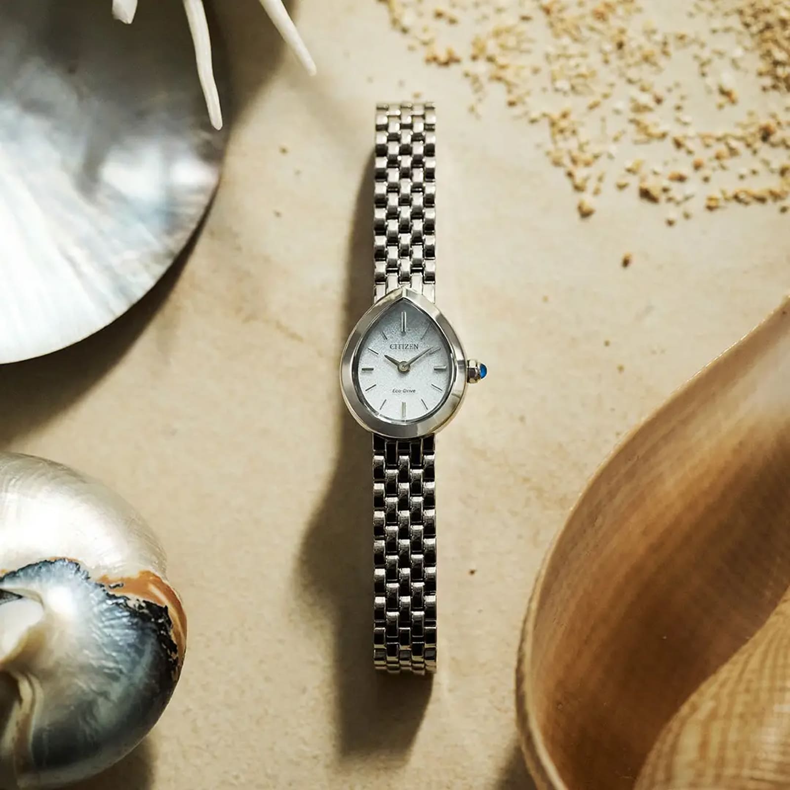 Citizen Rainell Eco-Drive 20mm Ladies Watch Silver Dial Citizen Rainell Eco-Drive 20mm Ladies Watch Silver Dial