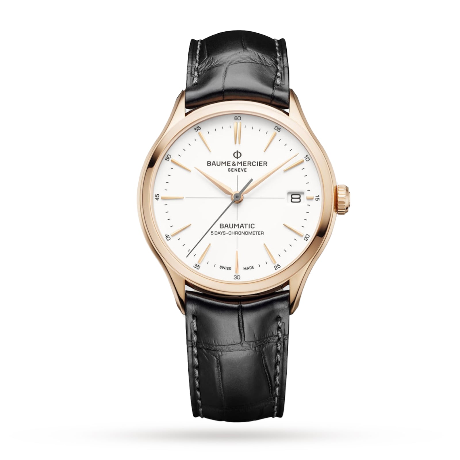 Baume & Mercier Clifton Baumatic 40mm Mens Watch Gold