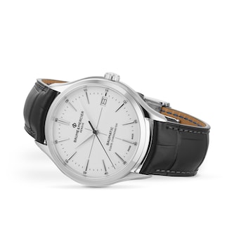Baume & Mercier Clifton 40mm Mens Watch White Baume & Mercier Clifton 40mm Mens Watch White