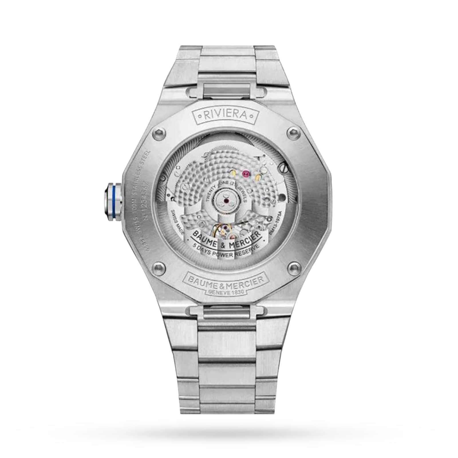 Baume & Mercier Riviera 42mm Mens Watch Blue Baume & Mercier Riviera 42mm Mens Watch Blue