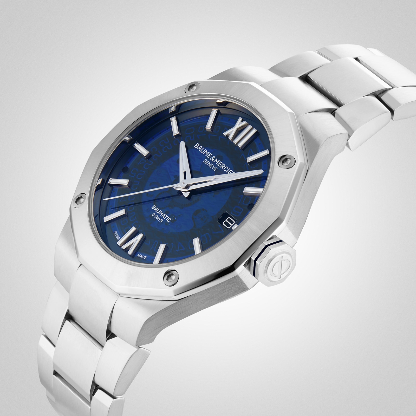 Baume & Mercier Riviera 42mm Mens Watch Blue Baume & Mercier Riviera 42mm Mens Watch Blue