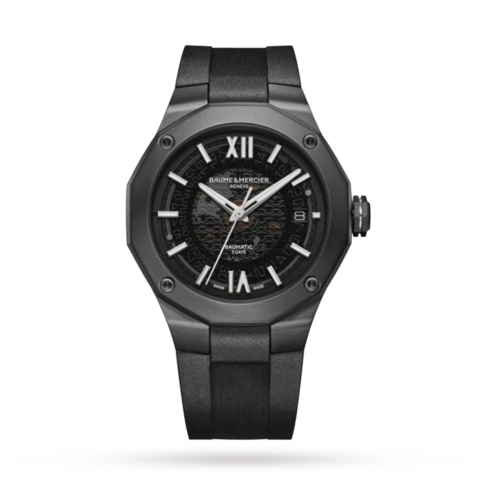 Baume & Mercier Riviera 42mm Mens Watch Black