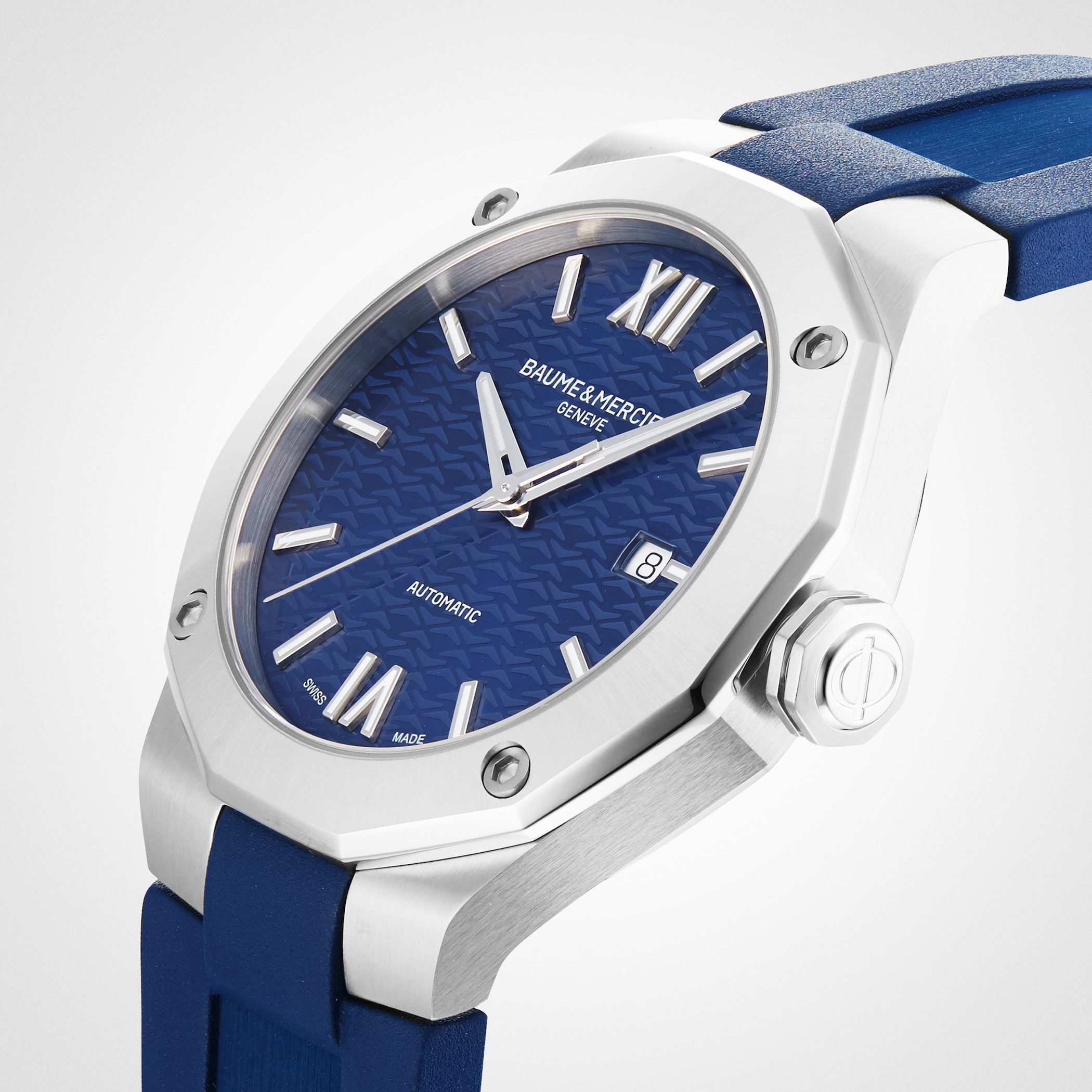 Baume & Mercier Riviera 42mm Mens Watch Blue Baume & Mercier Riviera 42mm Mens Watch Blue