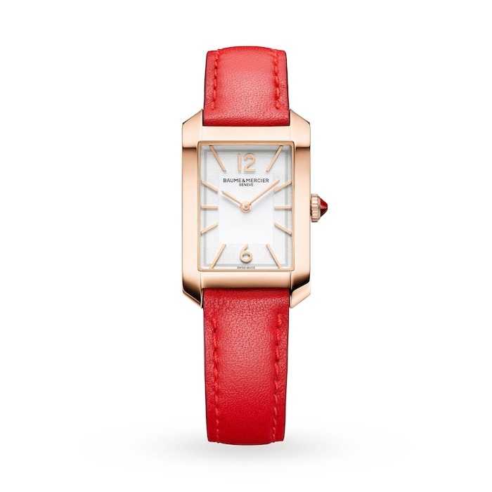 Baume & Mercier Hampton Ladies Red Watch 35 x 22mm
