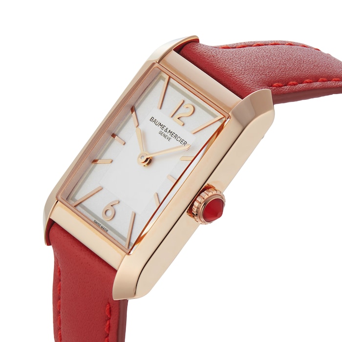 Baume & Mercier Hampton Ladies Red Watch 35 x 22mm