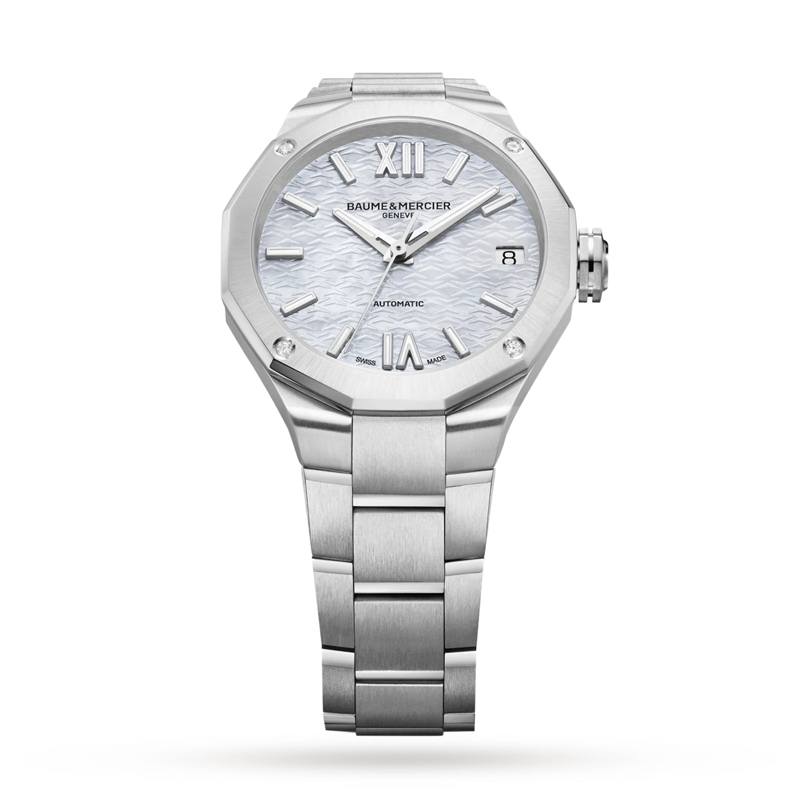 Baume Mercier Riviera Automatic Ladies Watch Date Diamond Set